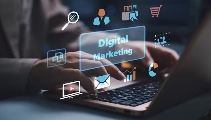 Digital marketing teamwork